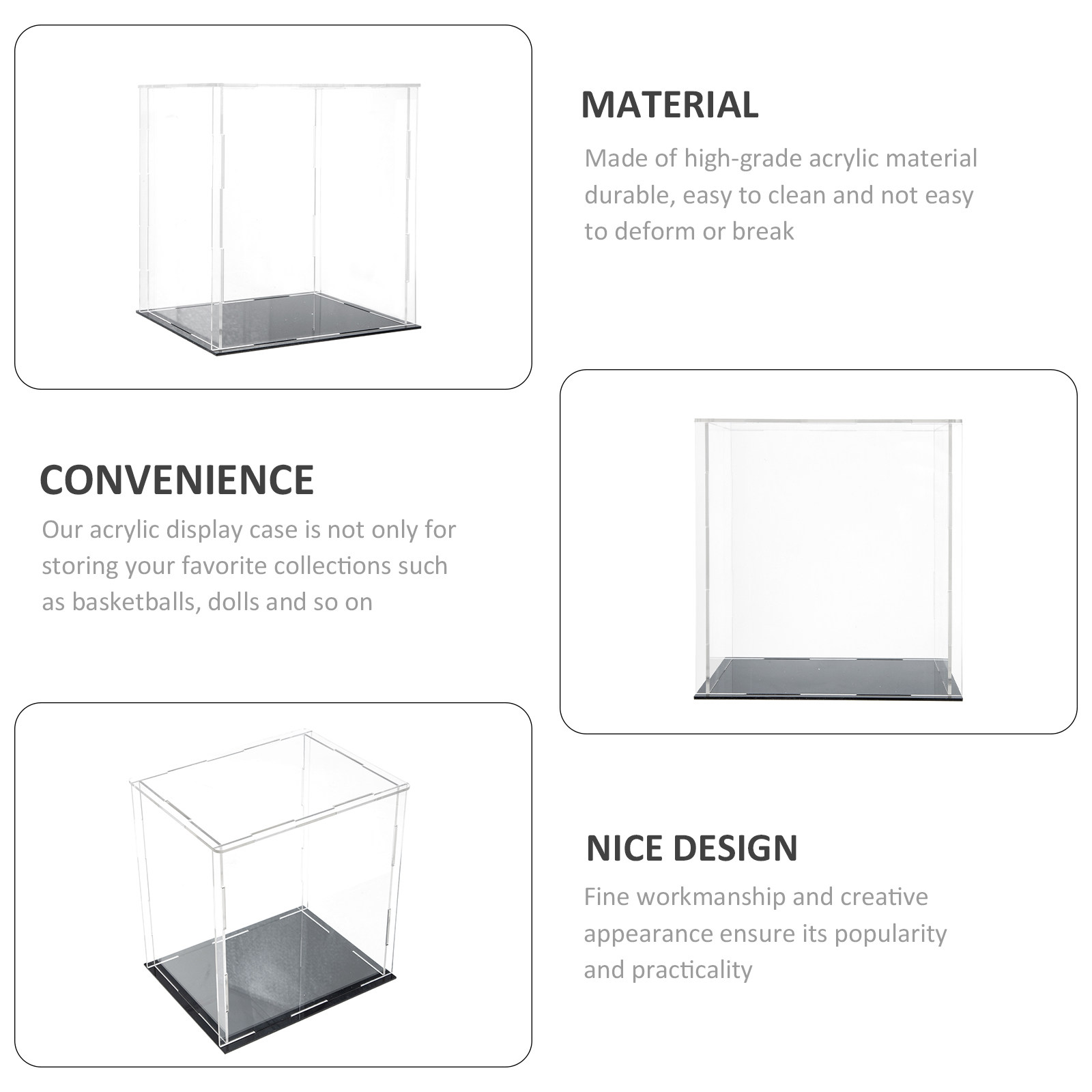 Acrylic Transparent Display Ca - Display Case Acrylic 评论和价格